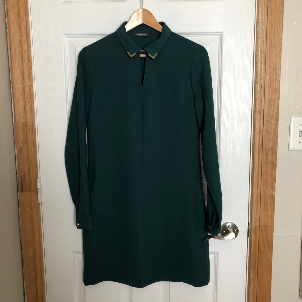 FABRIKA Vintage Collared Shift Dress